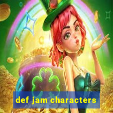 def jam characters